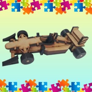 Fórmula 1 Montável em MDF – Velocidade e Desafio 3D