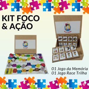 Kit Foco e Ação em MDF – Desafie a Mente e a Velocidade