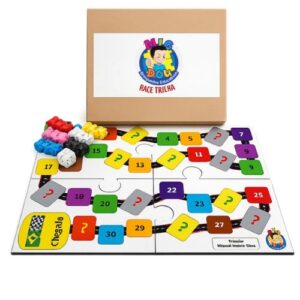 Jogo Race Trilha em MDF – Aventura e Matemática Divertida