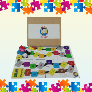 Jogo Race Trilha em MDF – Aventura e Matemática Divertida